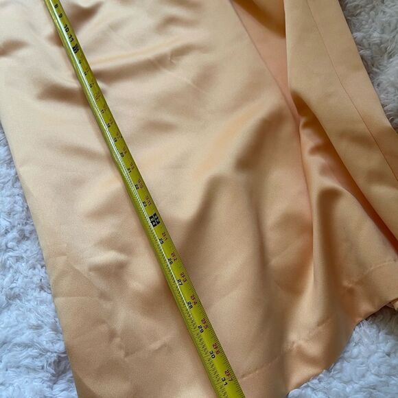 NWT Chad Stevens Two piece suit Blazer & skirt golden orange SZ16 ,100%polyester - Picture 11 of 15